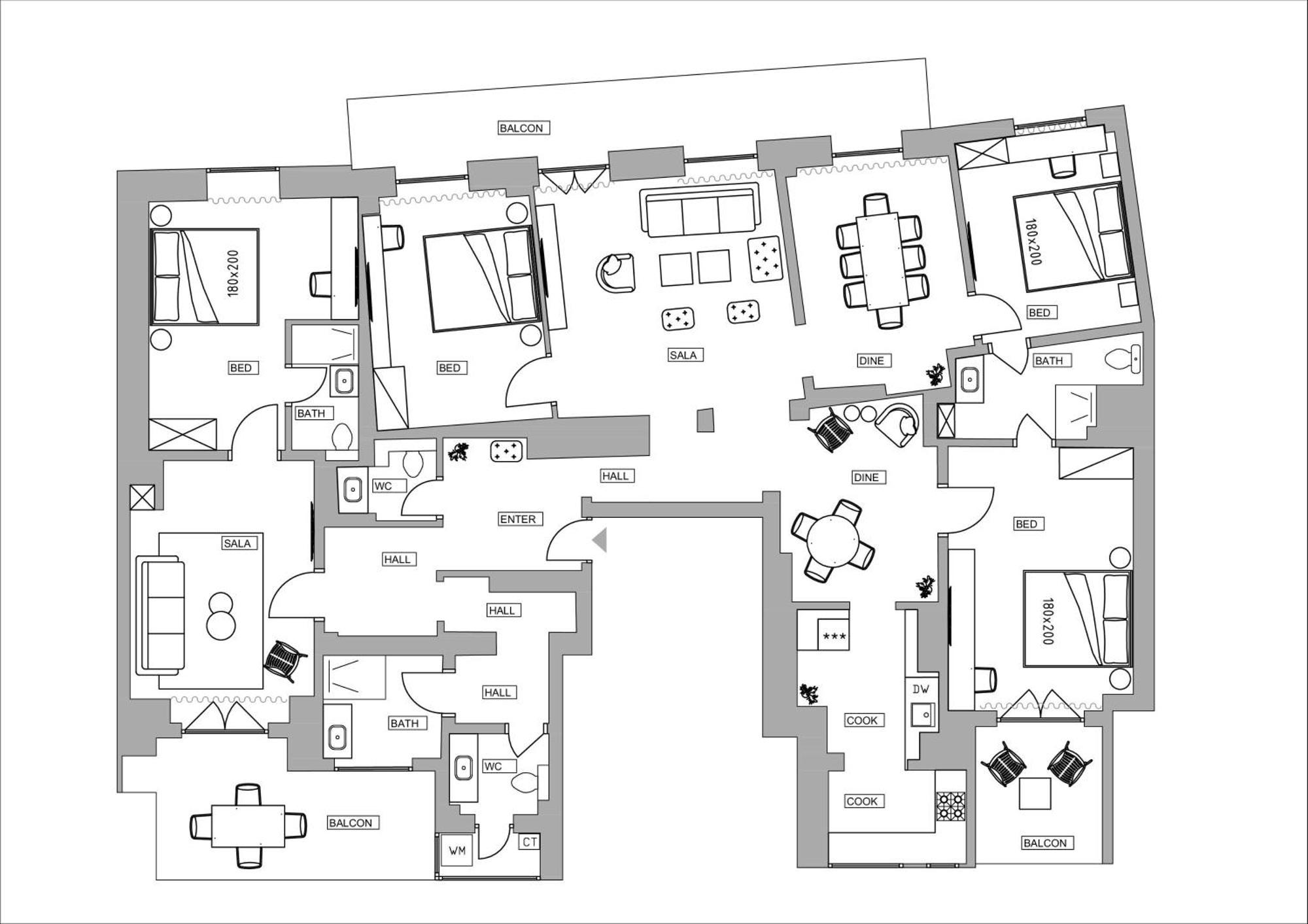 Loggia & Luxe 5Br Penthouse In Universitatii Area Bucarest Exterior foto